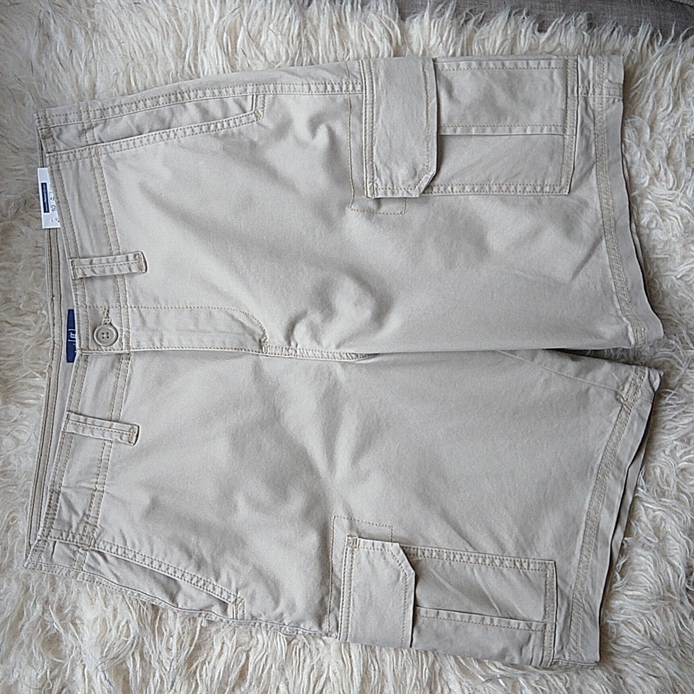 George Khaki Cargo Shorts Size 30 NWT